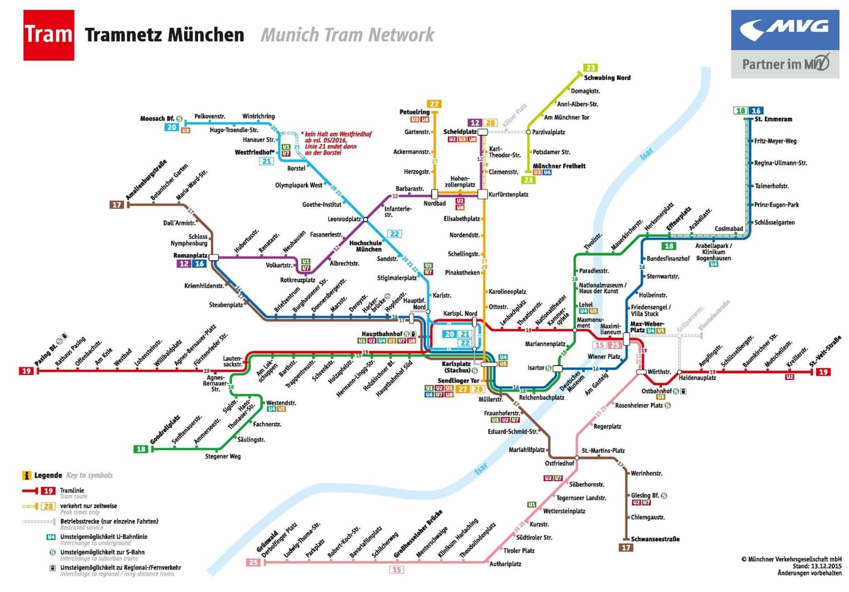 Mapa de munique eléctrico