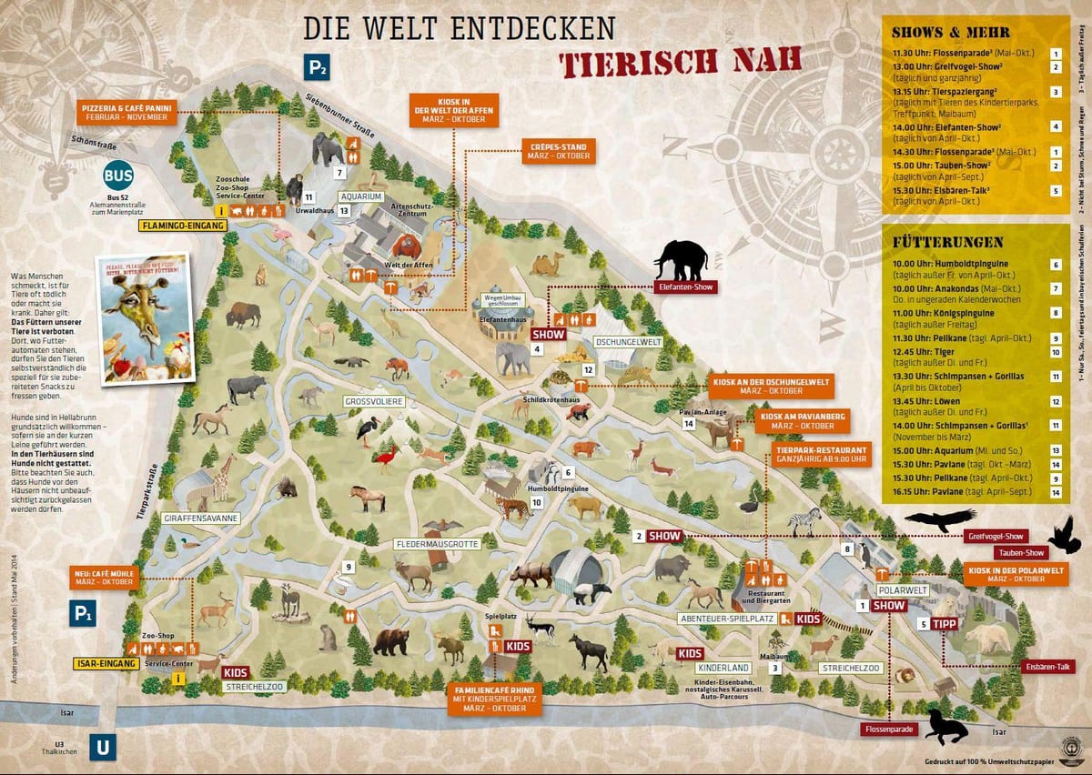 Mapa de munique zoo