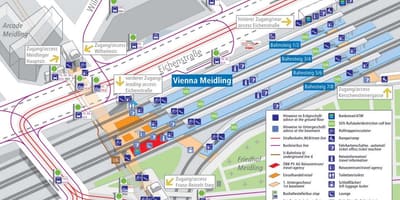 Estação ferroviária de munique plataforma mapa