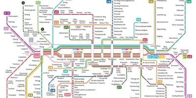 U bahn munchen mapa