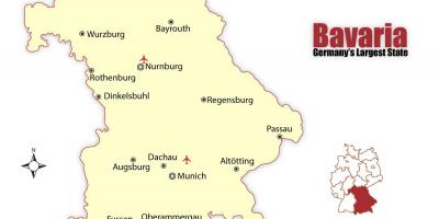 Munchen, alemanha mapa