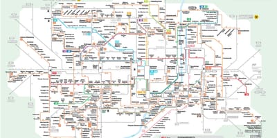 Mapa de munique ônibus