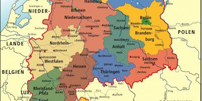 O Bayern de munique mapa